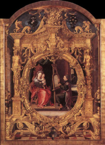 Lukas malt die Muttergottes, Lanceloot Blondeel, 1545
